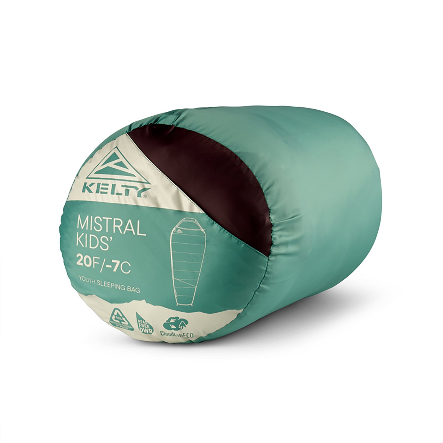Kelty Kids' Mistral 20F Sleeping Bag - view number 6