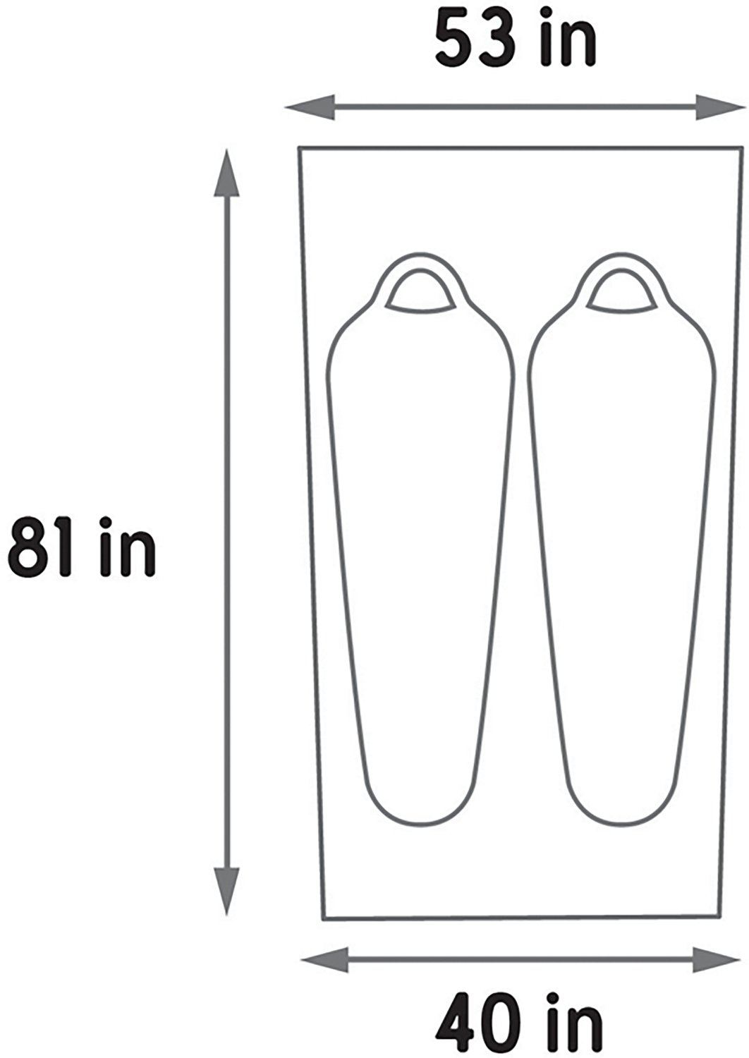 Kelty Grand Mesa 2 Person Tent Footprint - view number 2