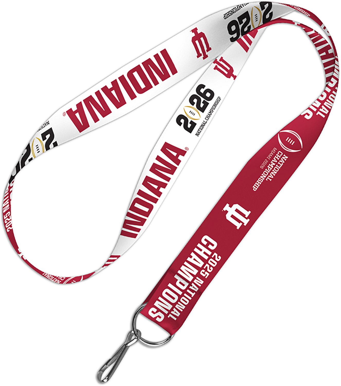 WinCraft Indiana 2025 CFP National Champions 1 in Lanyard - view number 2