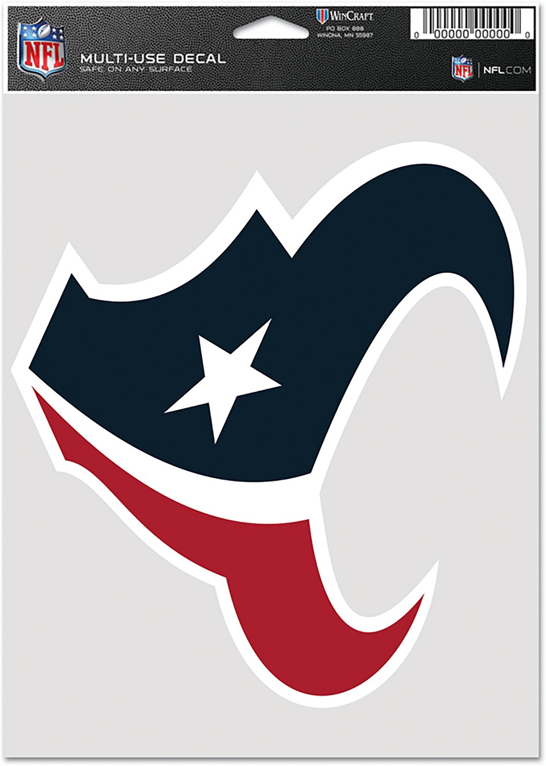 WinCraft Houston Texans Fan Decals 3-Pack