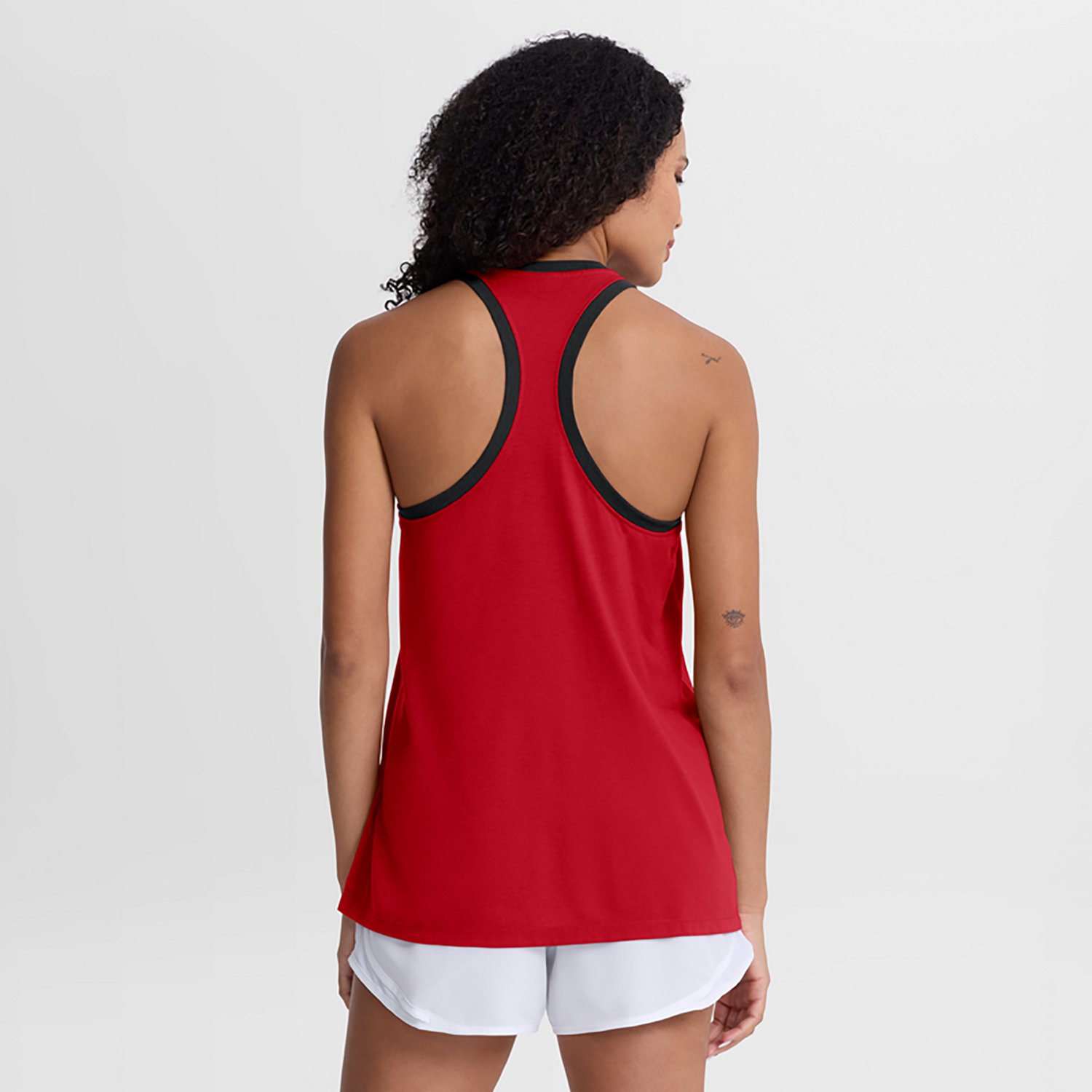 Nike Women's Reds Team Logo Racerback Tank Top - view number 2