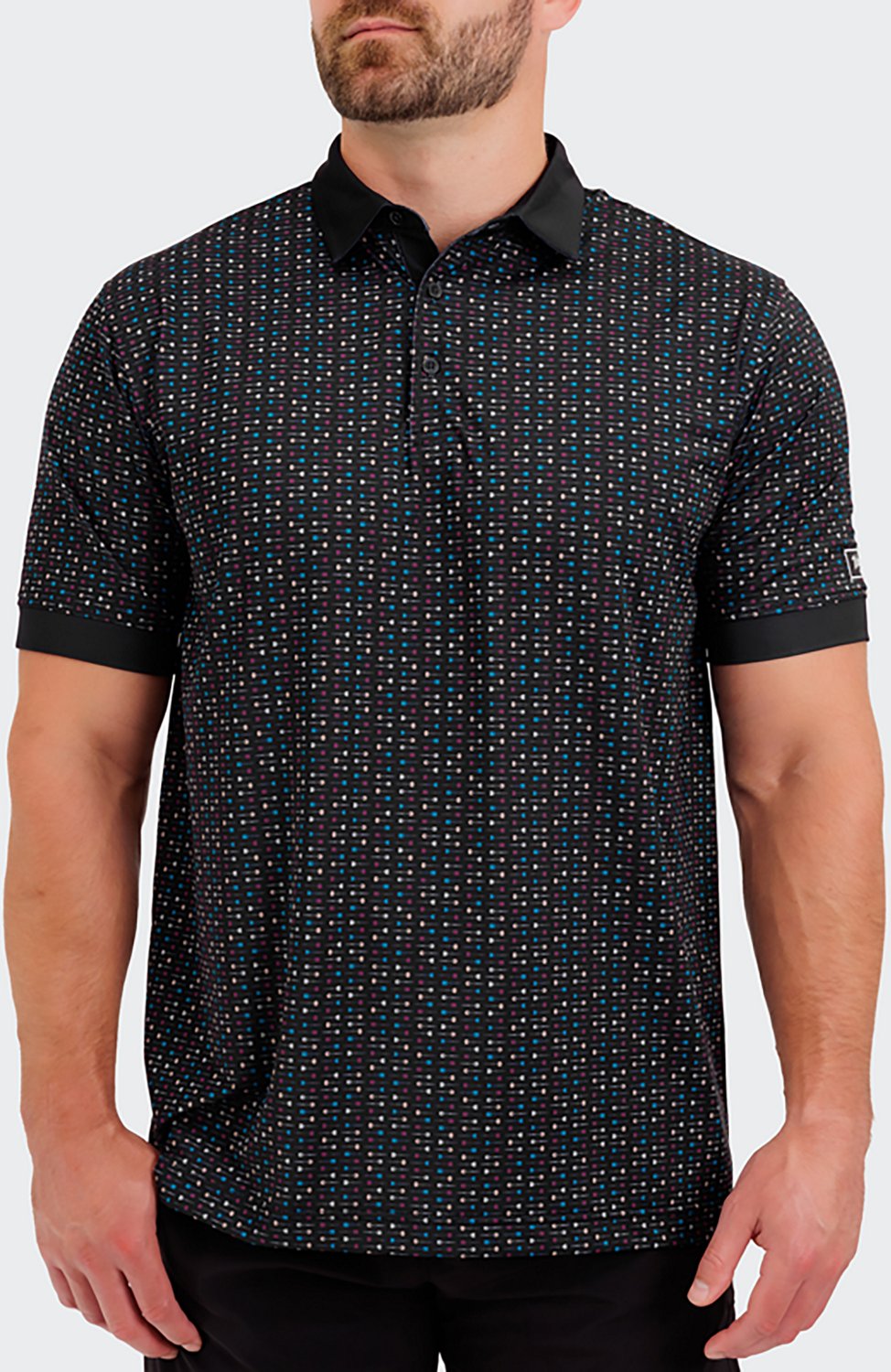 Waggle Golf Men's Throwing Darts Polo Shirt