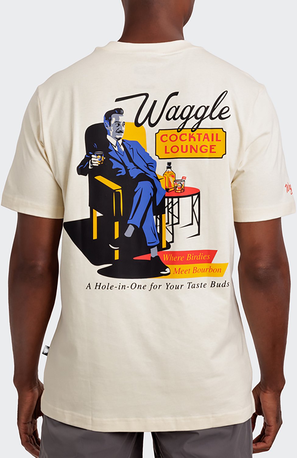 Waggle Golf Men's 3 Cocktail Lounge T-shirt - view number 2