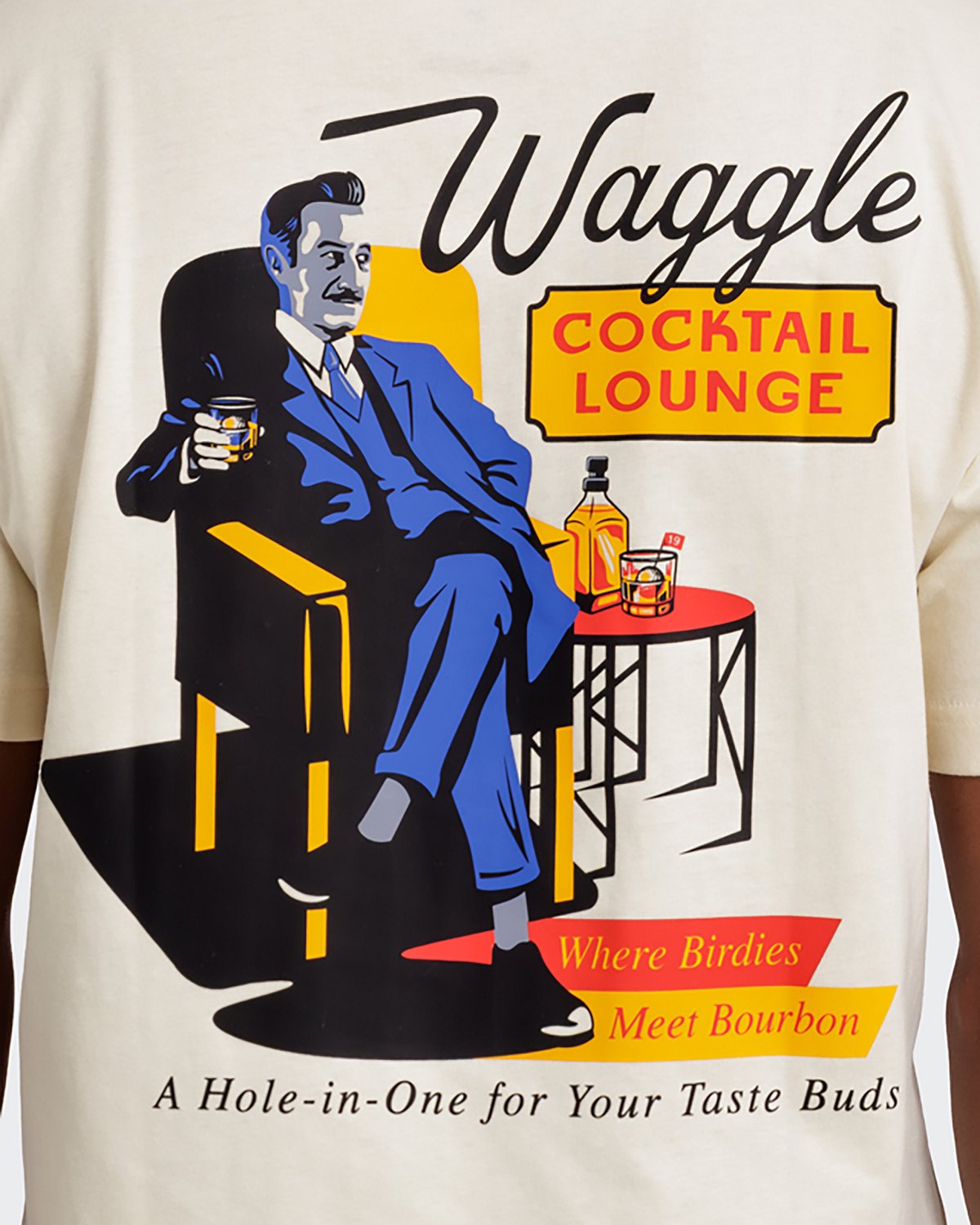 Waggle Golf Men's 3 Cocktail Lounge T-shirt - view number 4