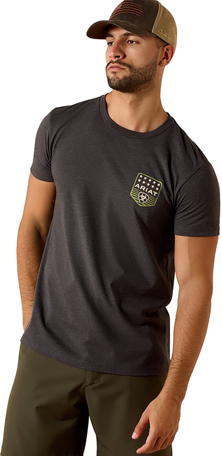 Ariat Men's Ariat Stripe Patriotic Badge T-shirt - view number 2