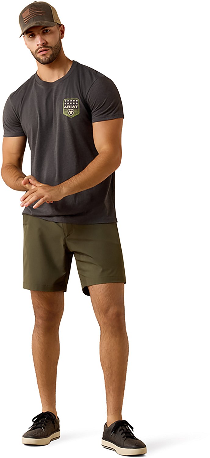 Ariat Men's Ariat Stripe Patriotic Badge T-shirt - view number 4