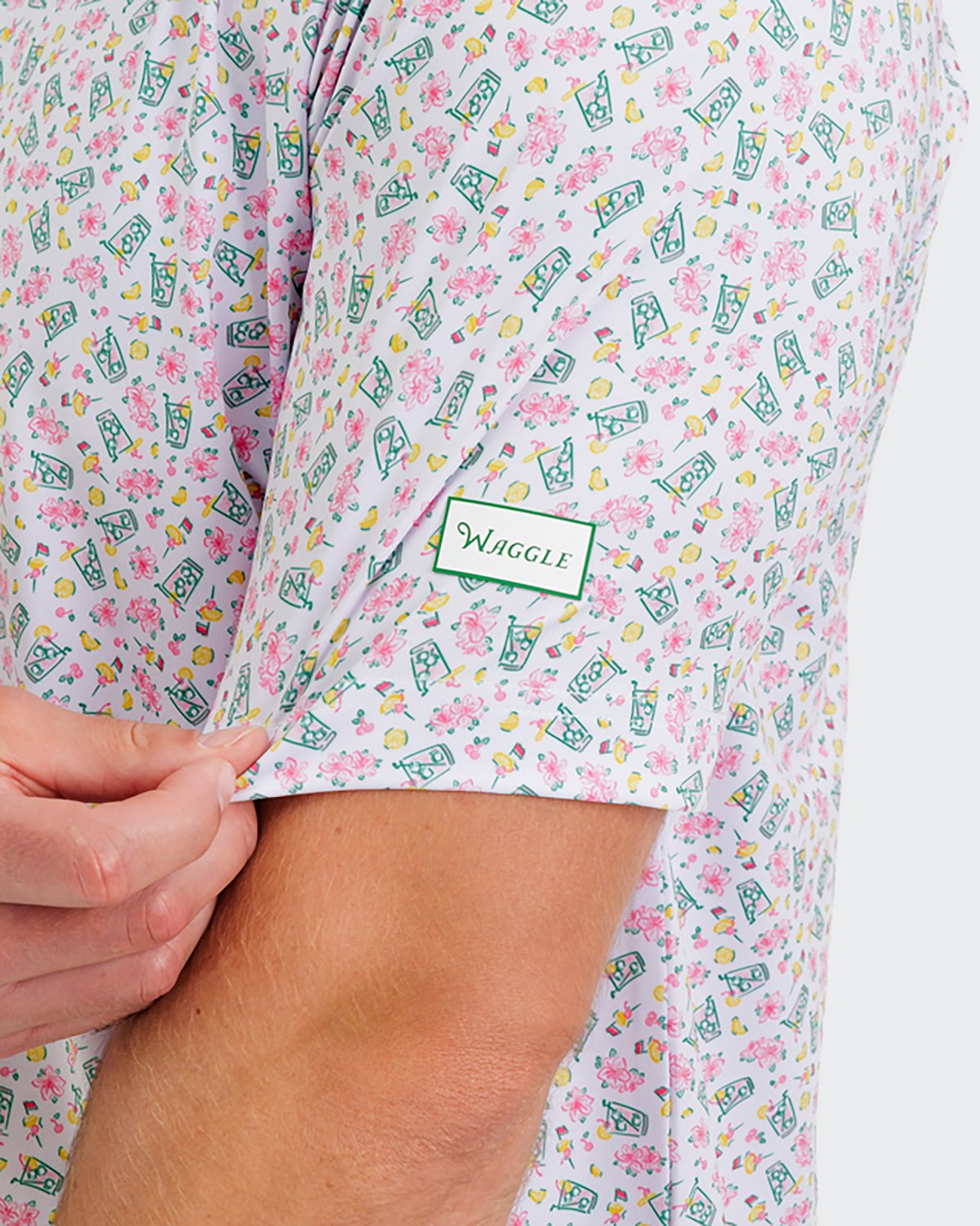 Waggle Golf Men's The Azalea Collection Signature Polo Shirt - view number 4