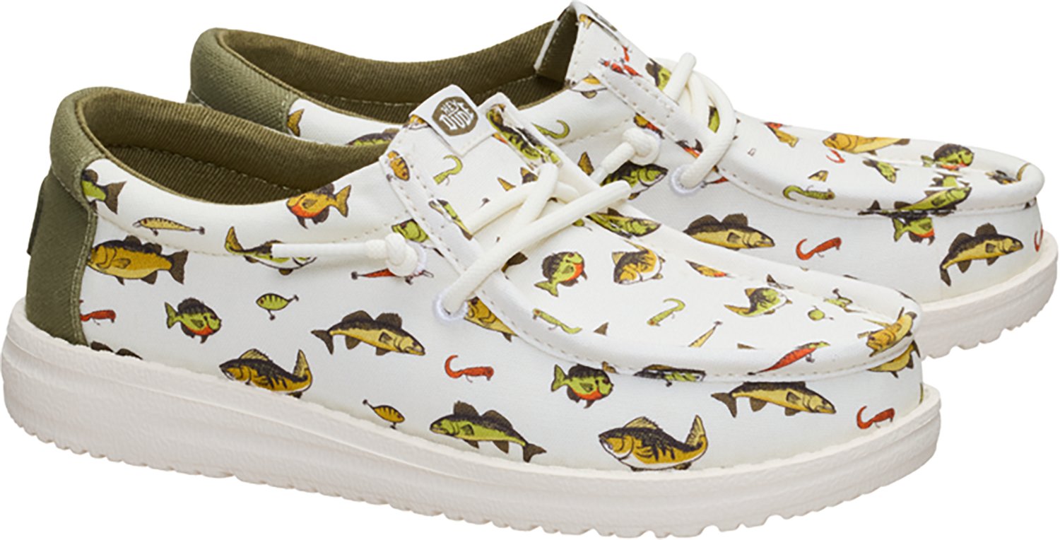 HEYDUDE Kids’ Wally Freshwater Fish Slip-on Shoes - view number 2