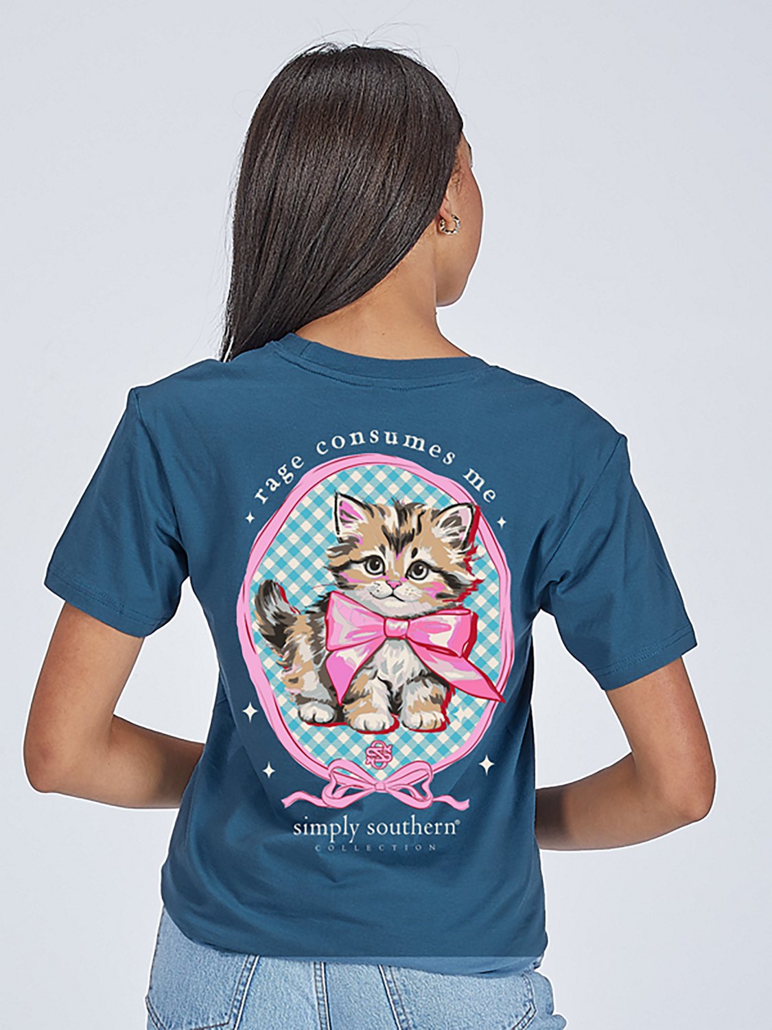 Simply Southern Women's Cat Graphic T-shirt