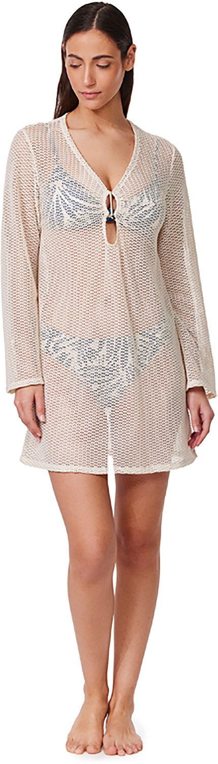 Gottex Women's Plantopia Crochet Mini Dress Cover-Up