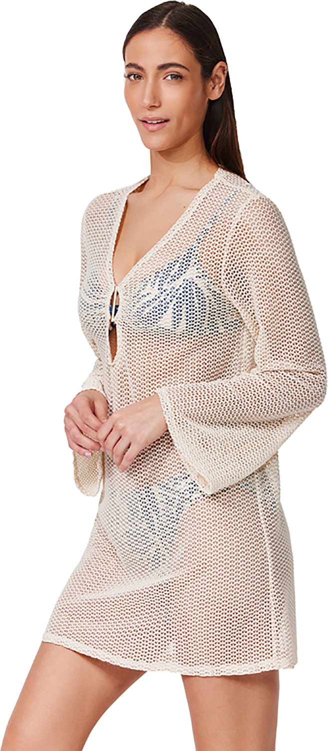 Gottex Women's Plantopia Crochet Mini Dress Cover-Up - view number 3