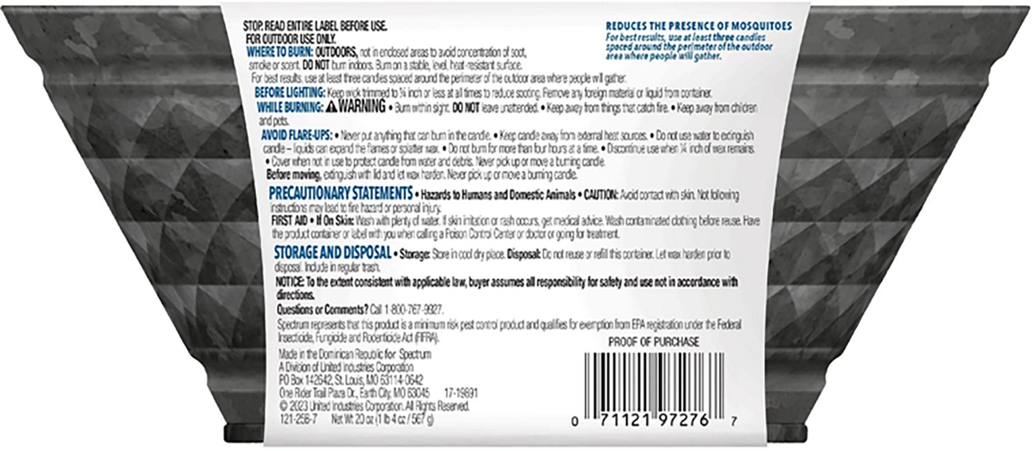 Cutter Galvanized Citronella Triple Wick Candle - view number 2