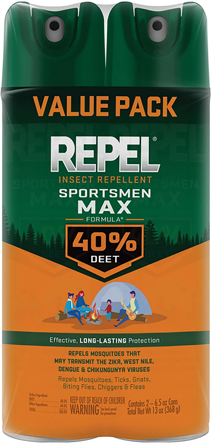 Repel 40% DEET Sportsmen Max 2-Pack
