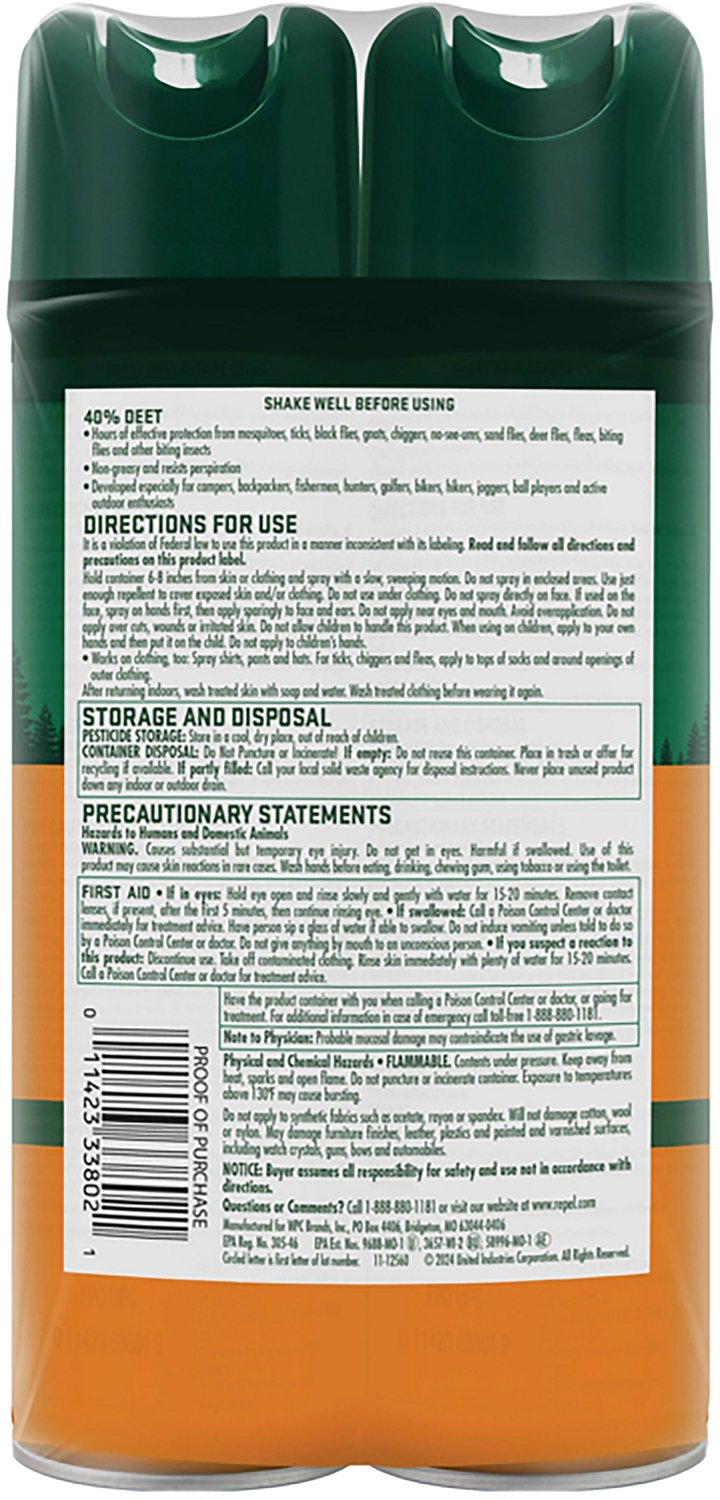 Repel 40% DEET Sportsmen Max 2-Pack - view number 2