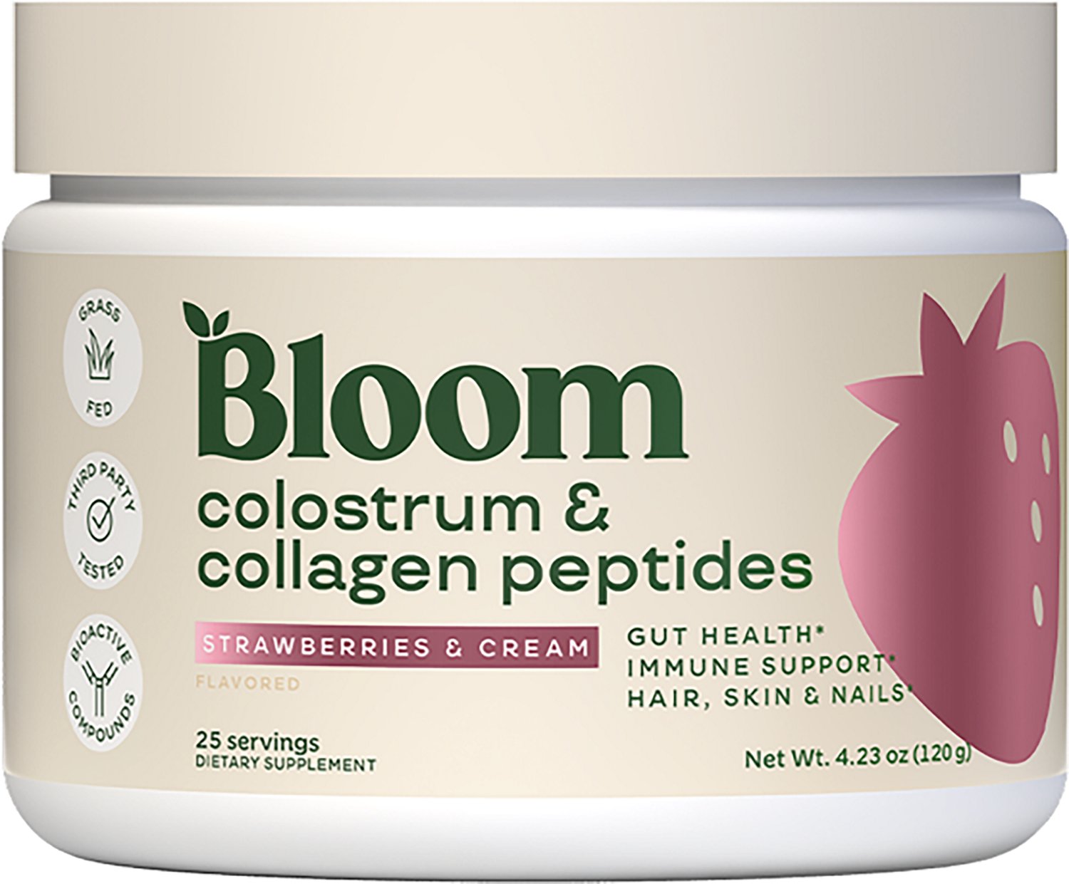 Bloom Nutrition Colostrum & Collagen Peptides - 25 Servings