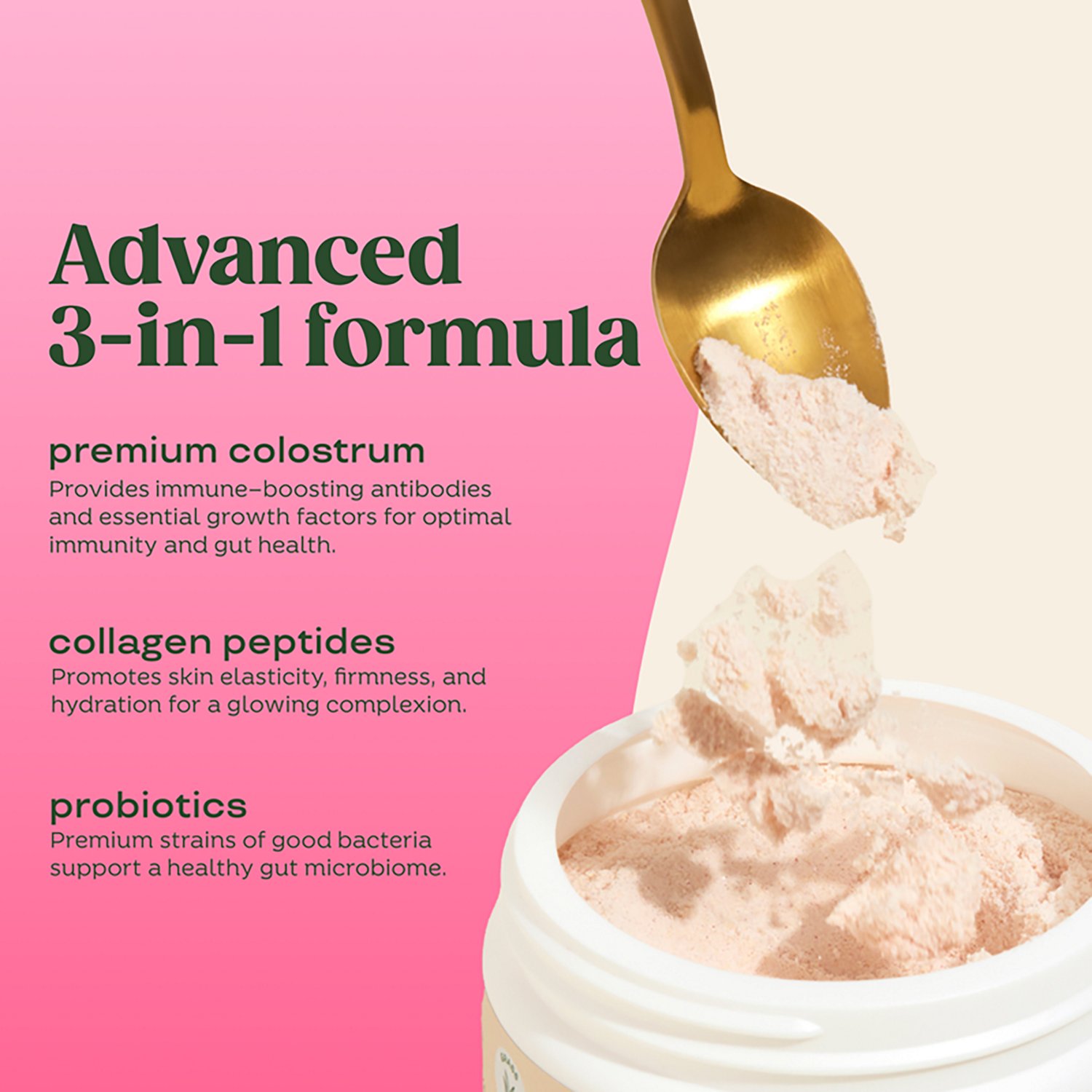 Bloom Nutrition Colostrum & Collagen Peptides - 25 Servings - view number 5