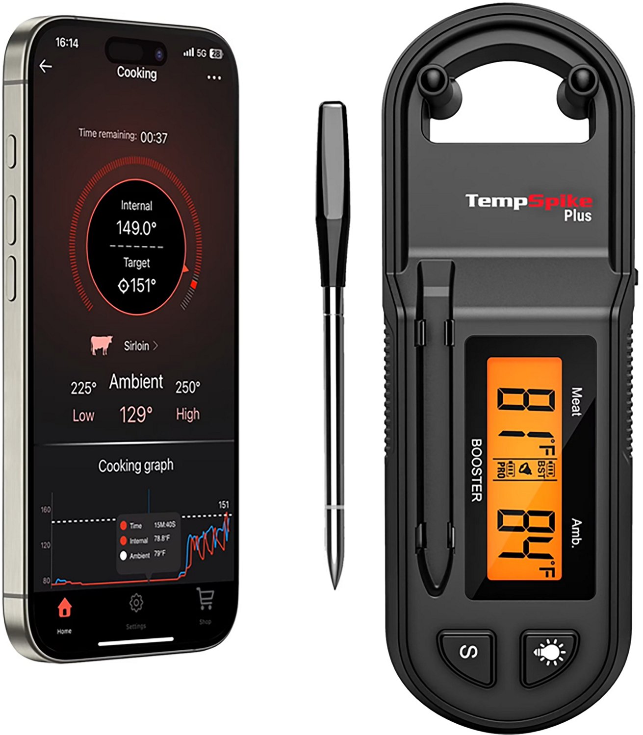 ThermoPro TP971W TempSpike Plus Wireless Meat Thermometer