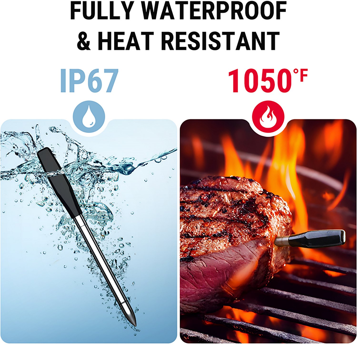 ThermoPro TP980W Pro Wi-Fi/Bluetooth Wireless Digital Meat Thermometer - view number 2