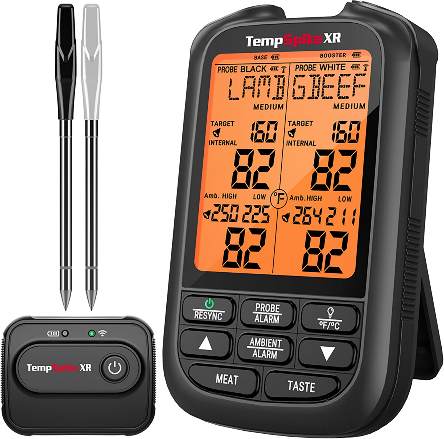 ThermoPro TempSpike XR TP863BW Wireless Digital Meat Thermometer with 2 Ultrathin Probes