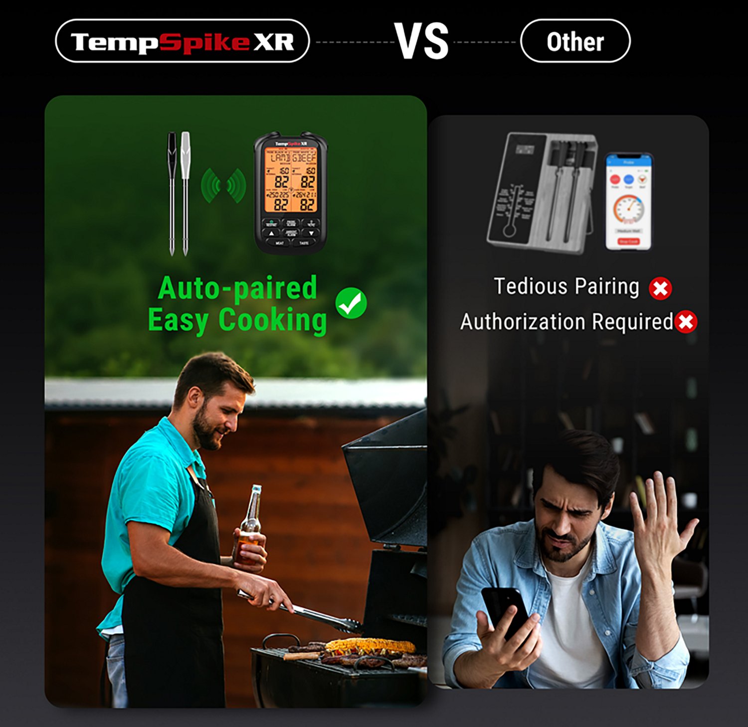 ThermoPro TempSpike XR TP863BW Wireless Digital Meat Thermometer with 2 Ultrathin Probes - view number 7