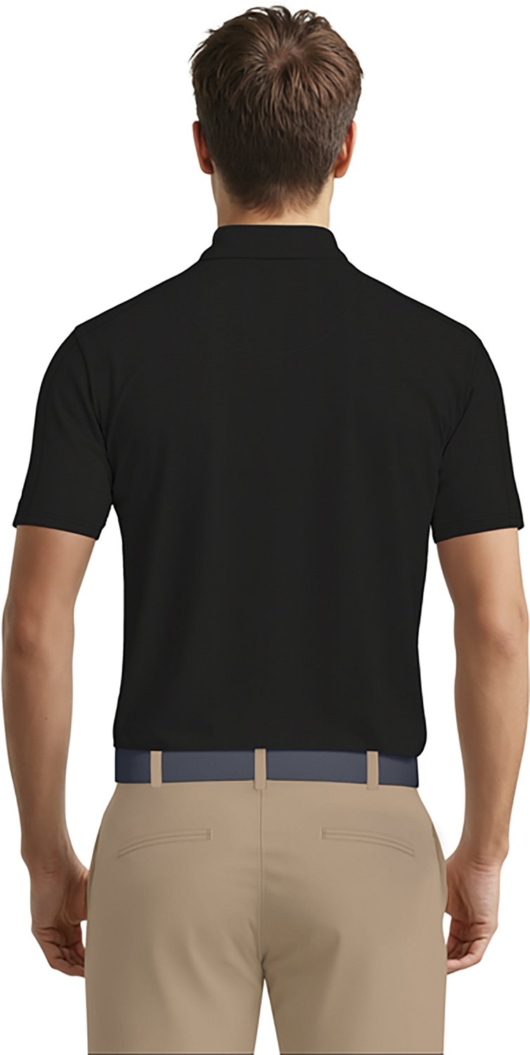 PGA TOUR Men's Solid Cooling Texture Polo Shirt - view number 2