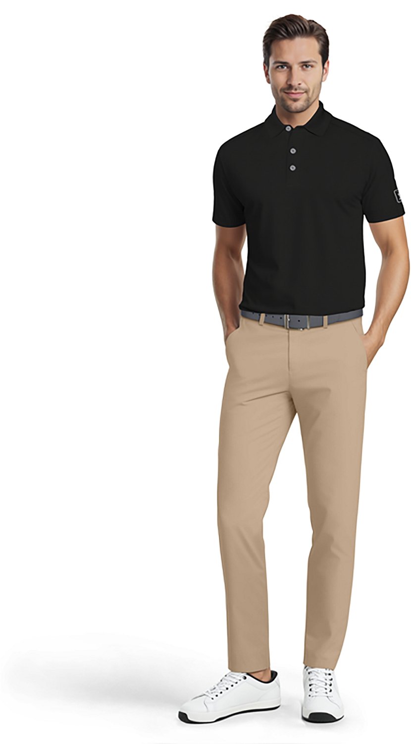 PGA TOUR Men's Solid Cooling Texture Polo Shirt - view number 3
