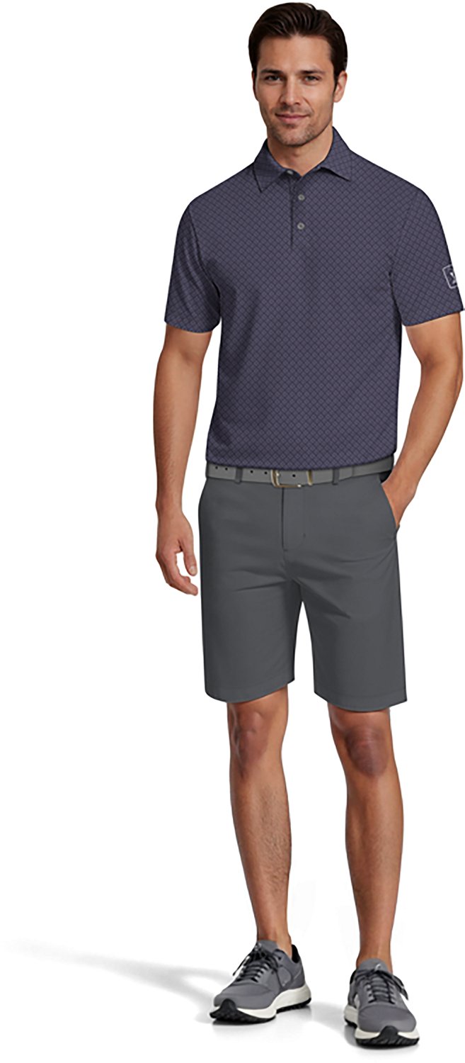 PGA Tour Men's Short Sleeve Essential Geo Printed Polo - view number 3