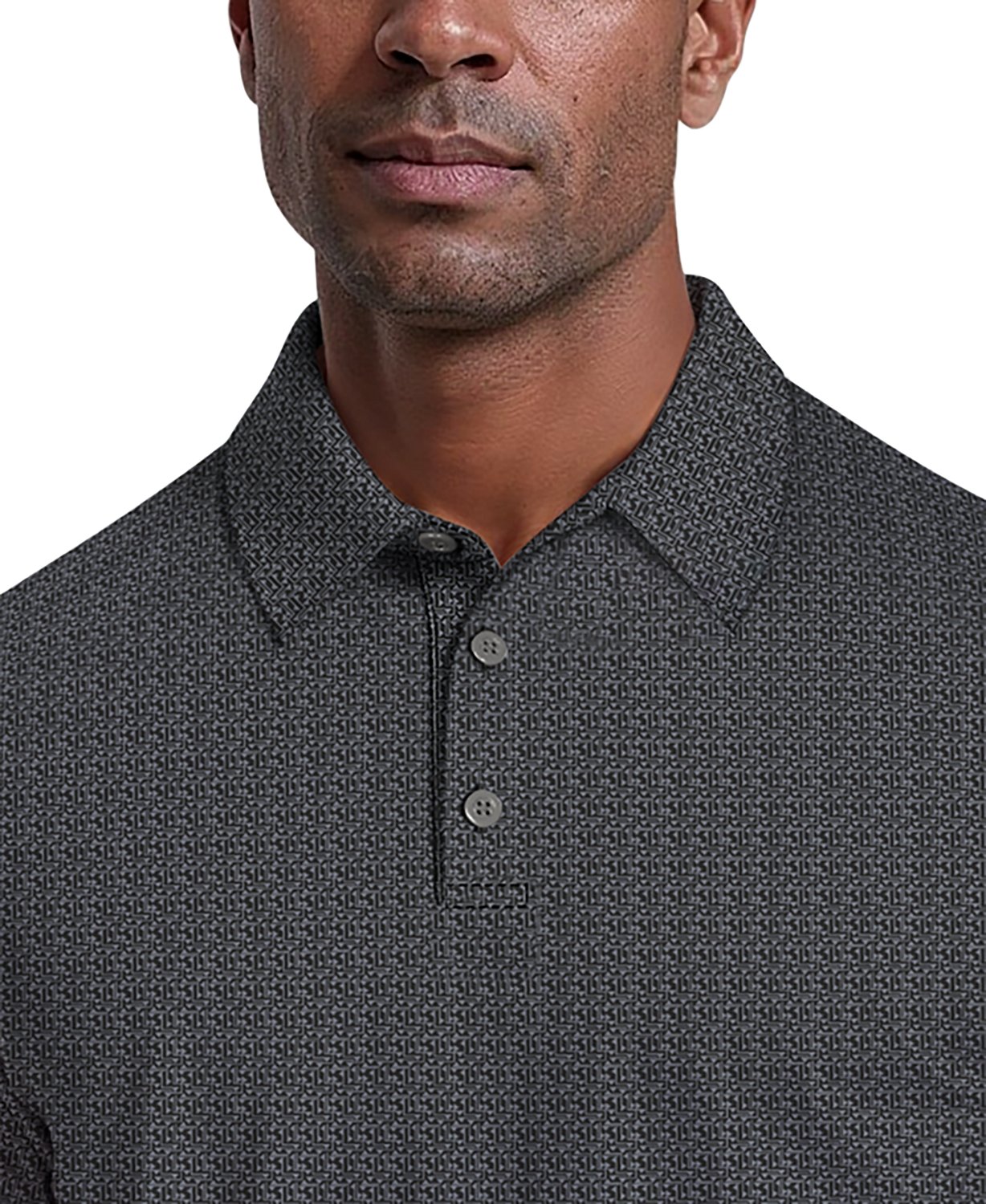 PGA Tour Men's Short Sleeve Golf Flag Geo Essential Printed Polo - view number 4