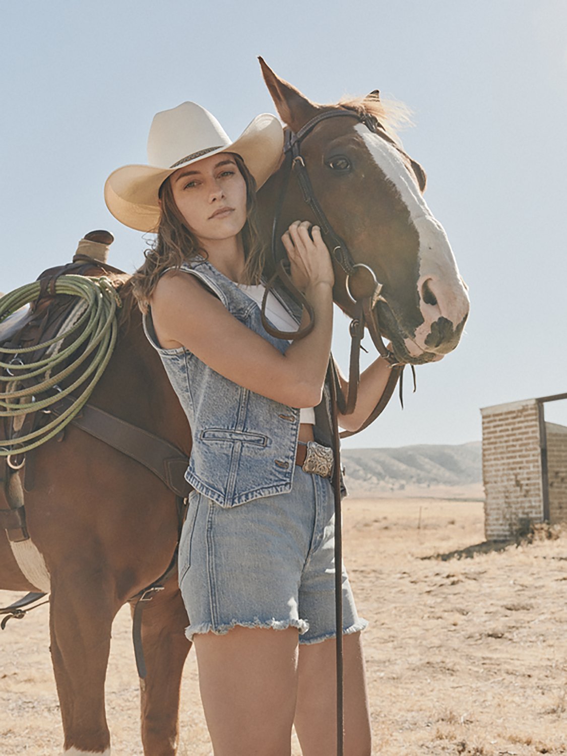 Wrangler Women's Denim Shirt Vest - view number 2
