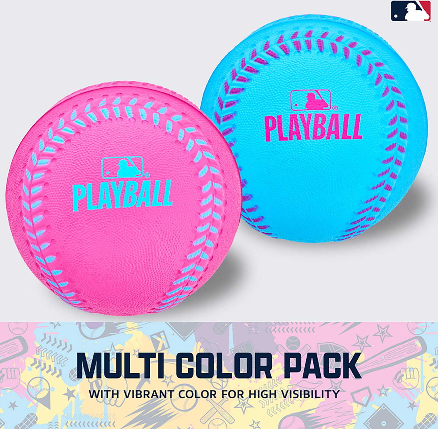 Franklin Sports MLB Play Ball Foam Ball - 4 pack - view number 2