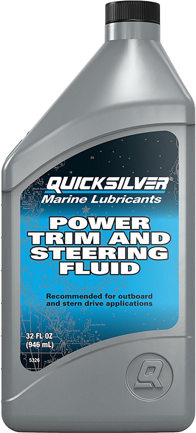 Quicksilver Power Trim and Steering Fluid 32 Oz