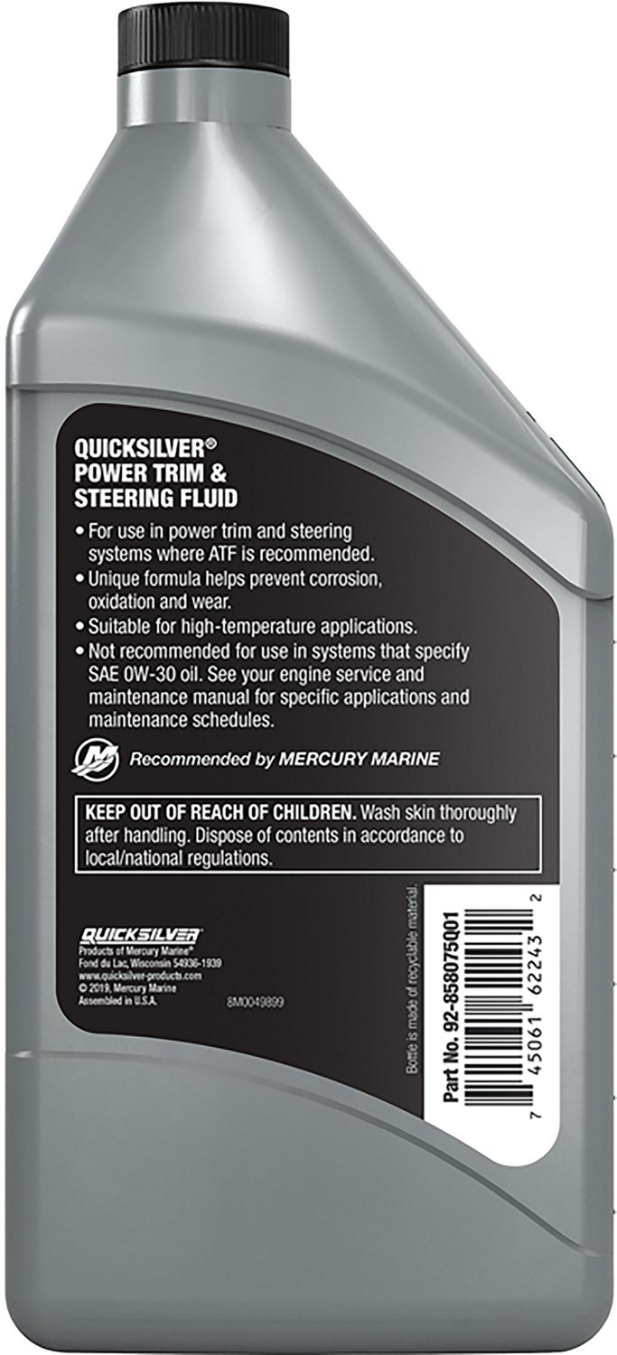 Quicksilver Power Trim and Steering Fluid 32 Oz - view number 2