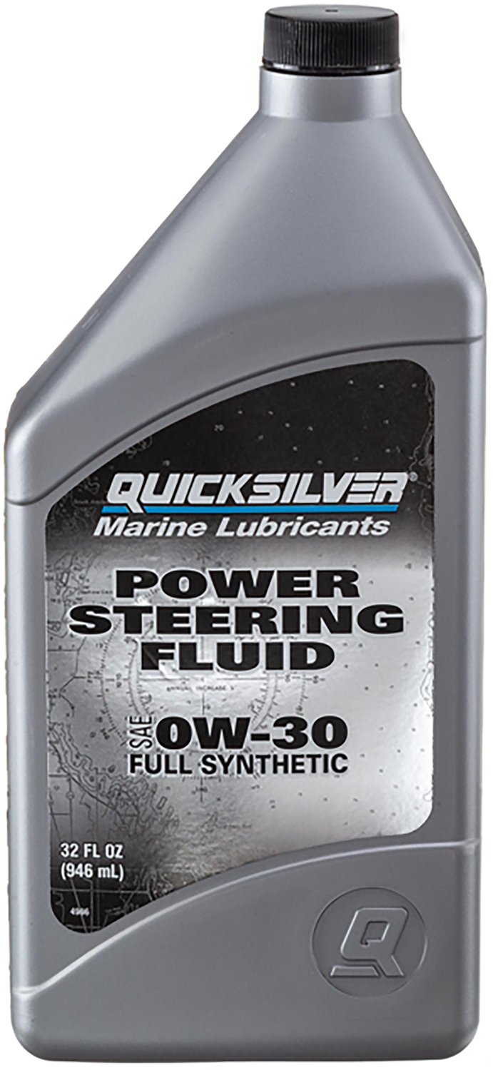 Quicksilver Full Synthetic Power Steering Fluid 32 Oz