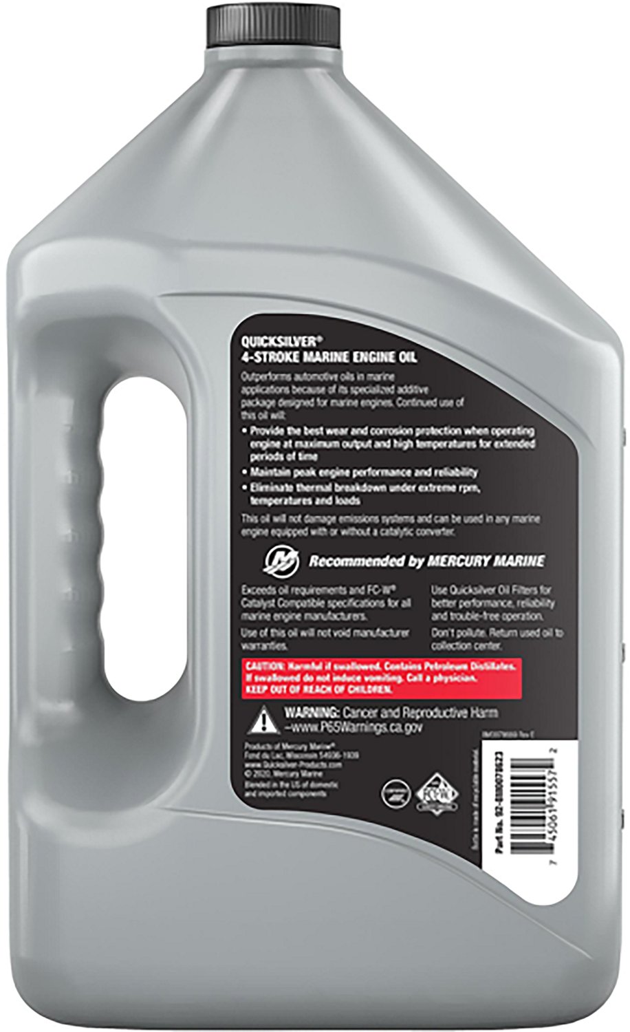 Quicksilver 25W-40 4-Stroke Synthetic Blend Marine Engine Oil 1 Gallon - view number 5