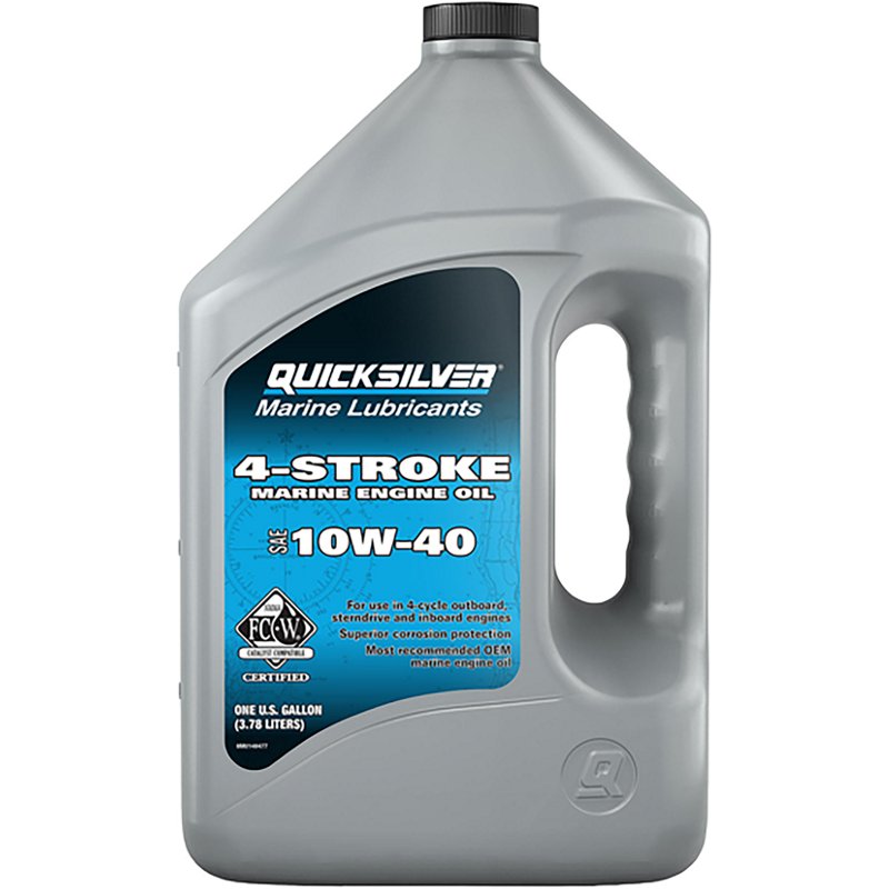 Quicksilver 10W-40 4-Stroke Marine Engine Oil