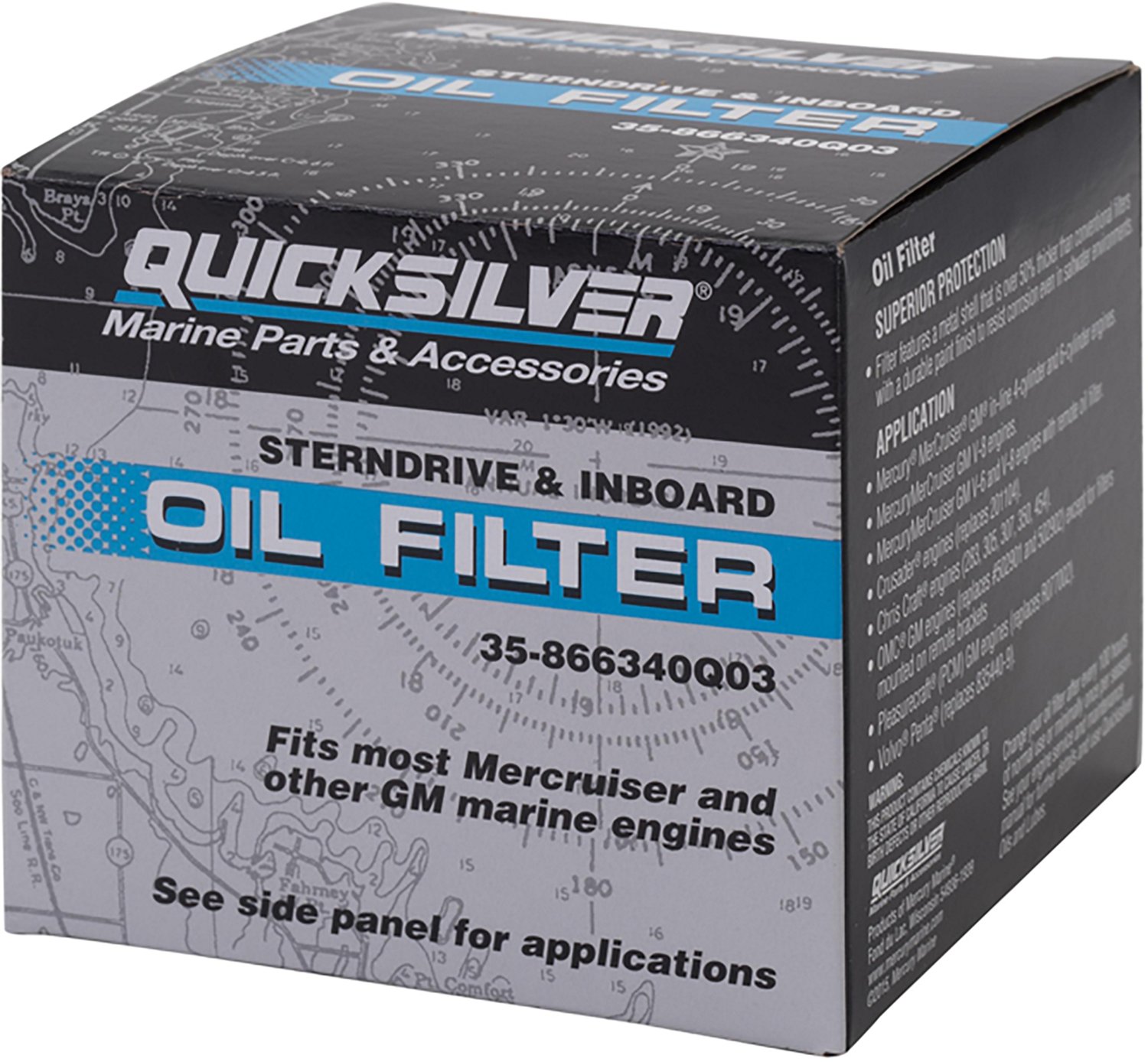 Quicksilver Oil Filter for MerCruiser Sterndrive/Inboard Engines - view number 5