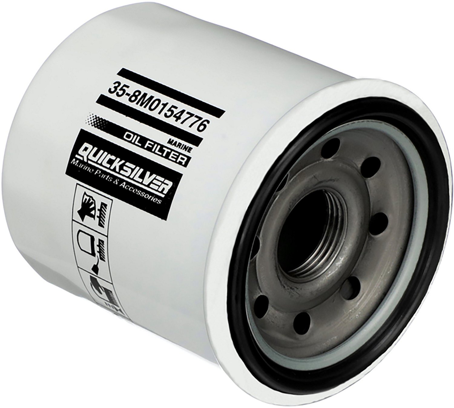Quicksilver 20 Micron Oil Filter for Select Yamaha/Honda/Nissan/Tohatsu 9.9-115 HP Outboards - view number 4