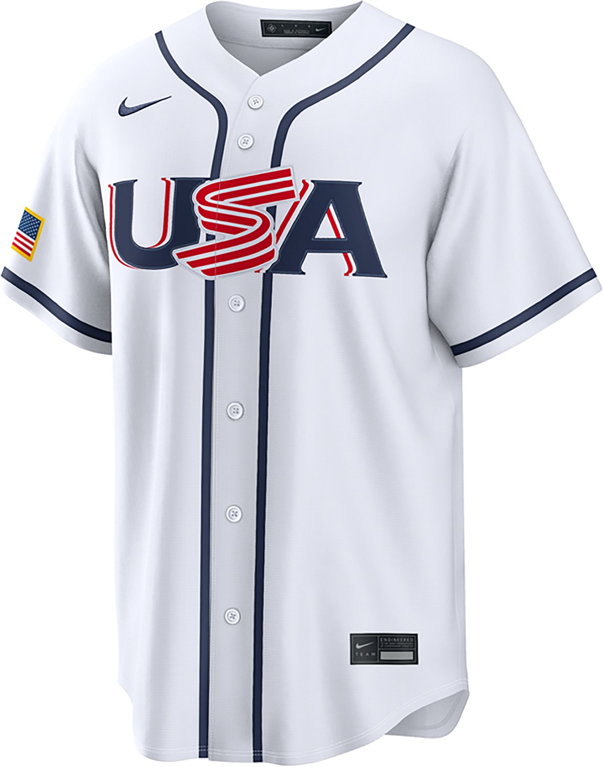 Nike Men's Alex Bregman USA World Baseball Classic Home Stadium Player Name and Number Jersey - view number 2