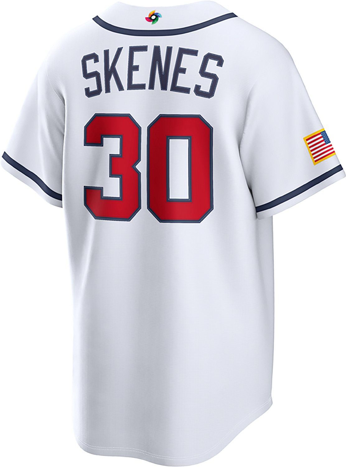 Nike Men's Paul Skenes USA World Baseball Classic Home Stadium Player Name and Number Jersey - view number 3