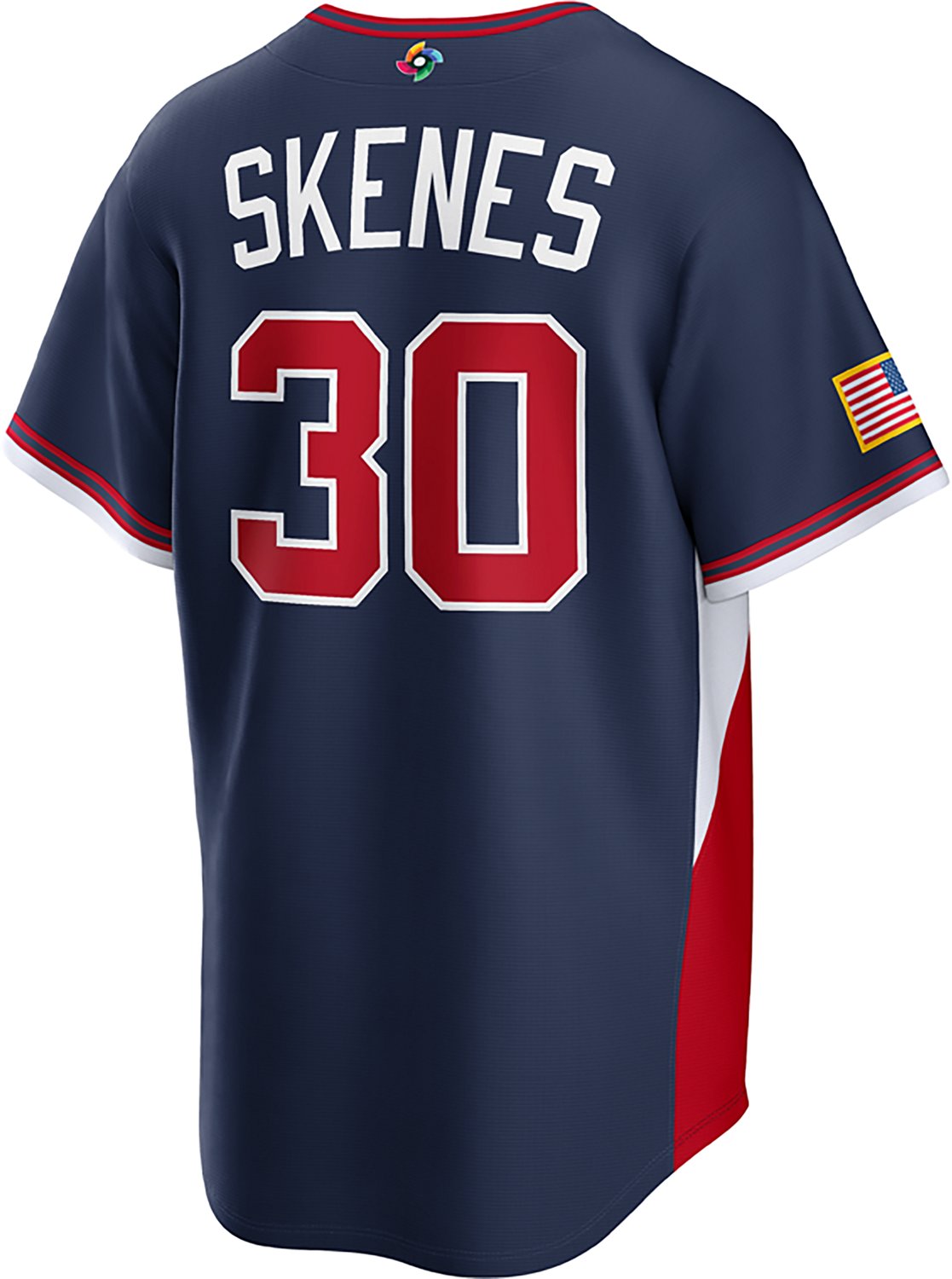Nike Men's USA P. Skenes World Baseball Classic Road Stadium Player N&N Jersey - view number 3