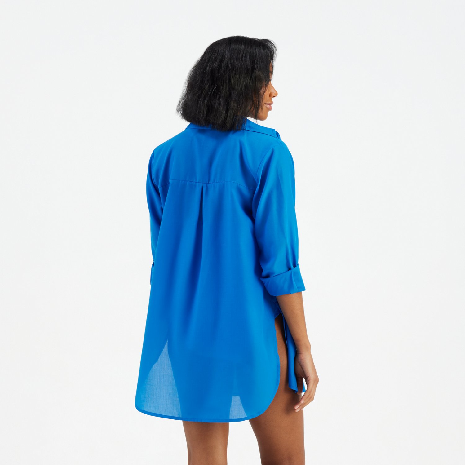 Freely Women's Woven Boyfriend Coverup Shirt - view number 4