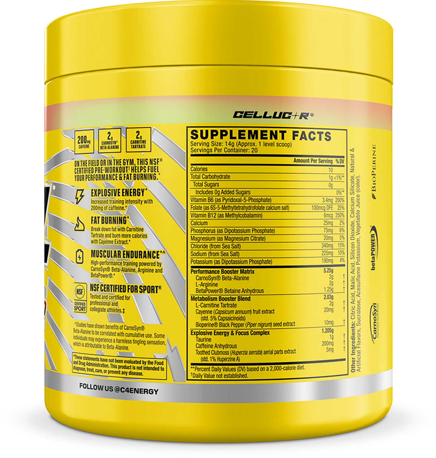 Cellucor C4 Sport Ripped Pre-Workout - 20 servings - view number 2