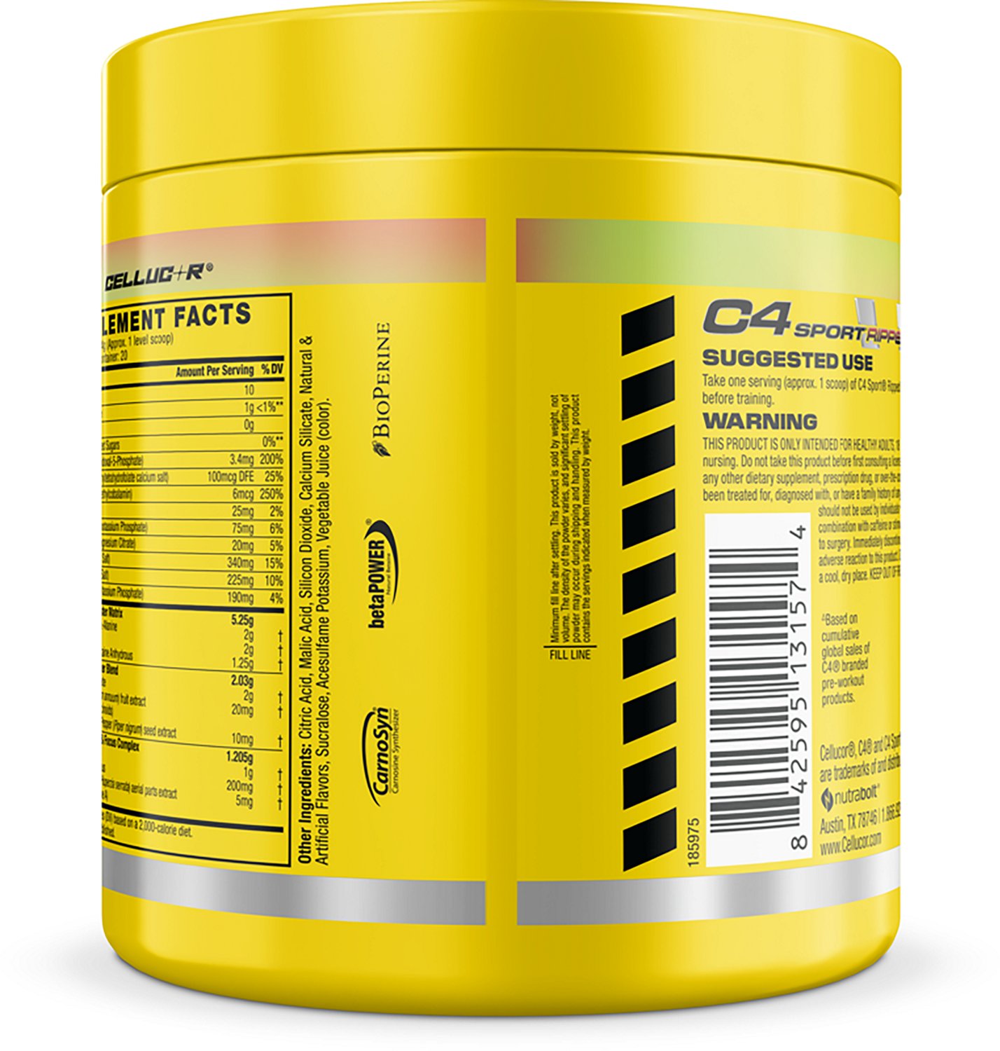 Cellucor C4 Sport Ripped Pre-Workout - 20 servings - view number 4