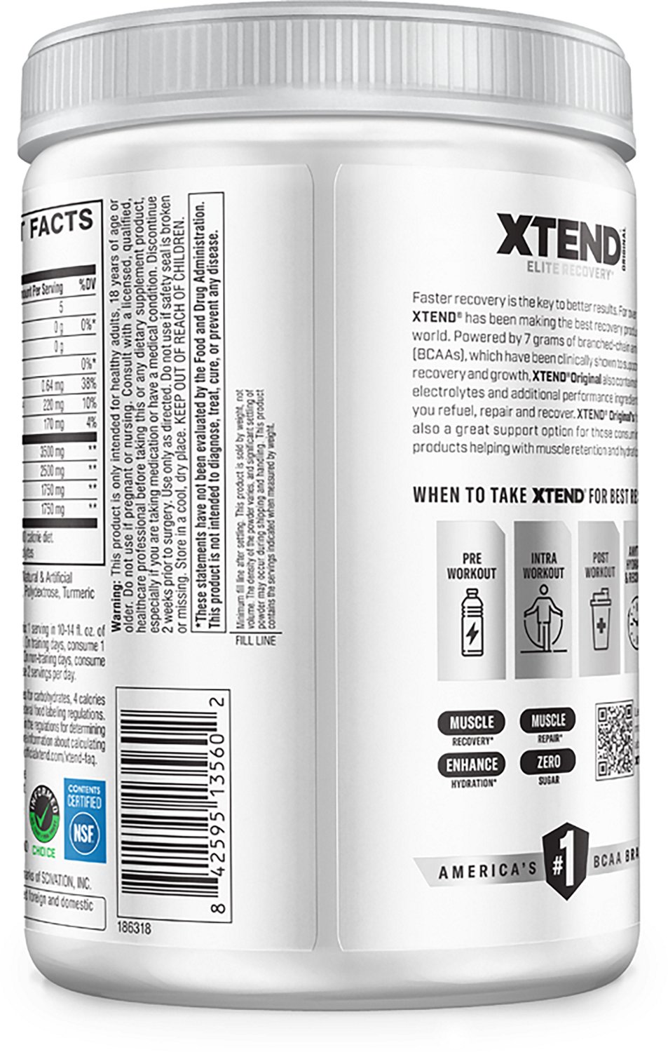 Scivation Xtend Original Freedom Ice BCAA Supplement                                                                             - view number 4