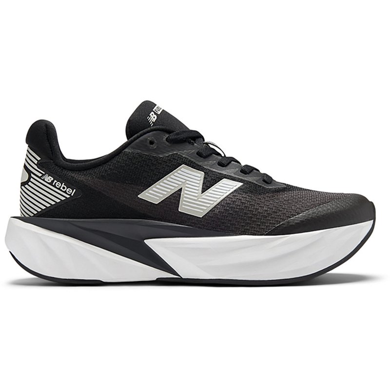 New Balance Kids' FuelCell Rebel Lace - Black/White (Size 7)
