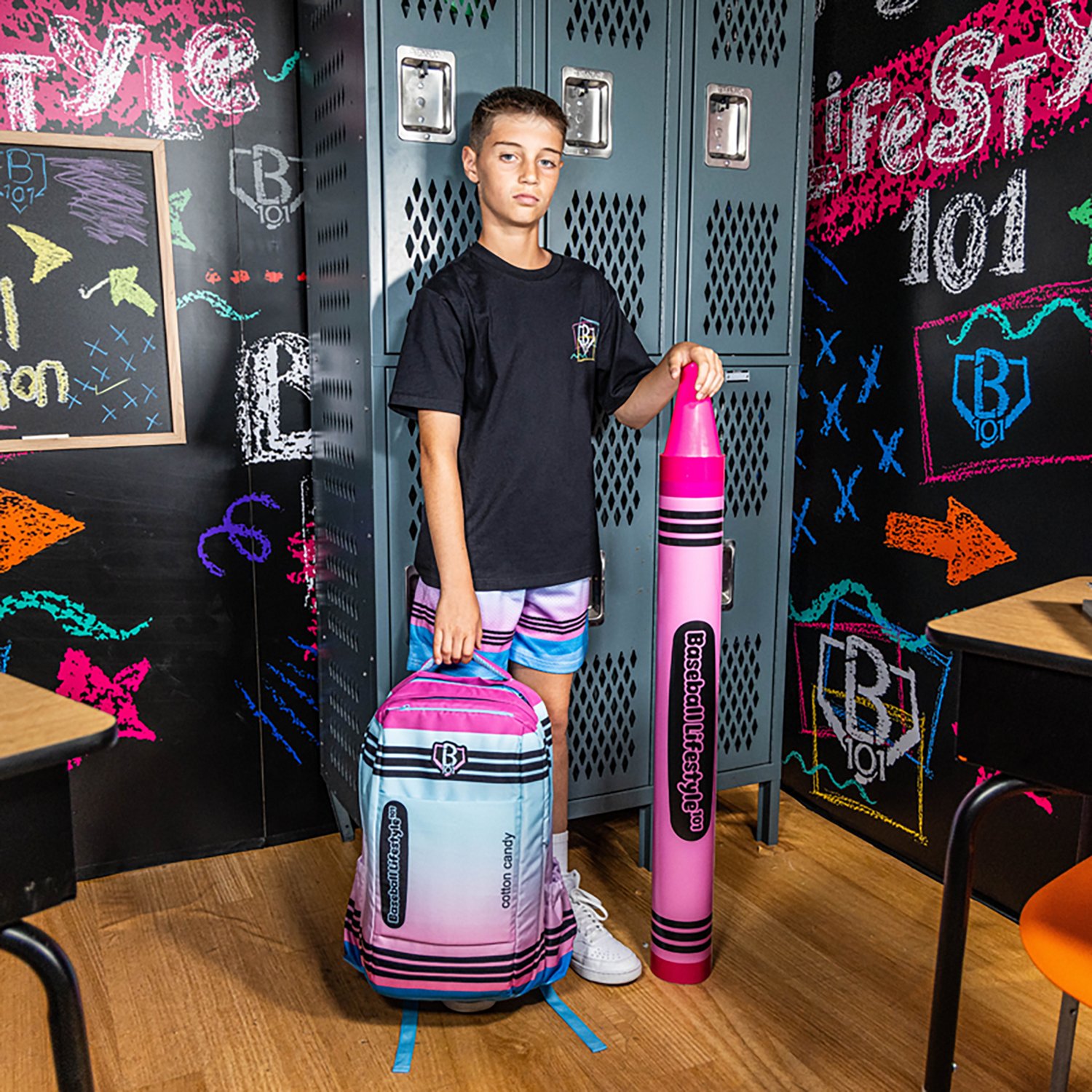Baseball Lifestyle 101 Crayon Backpack - view number 3