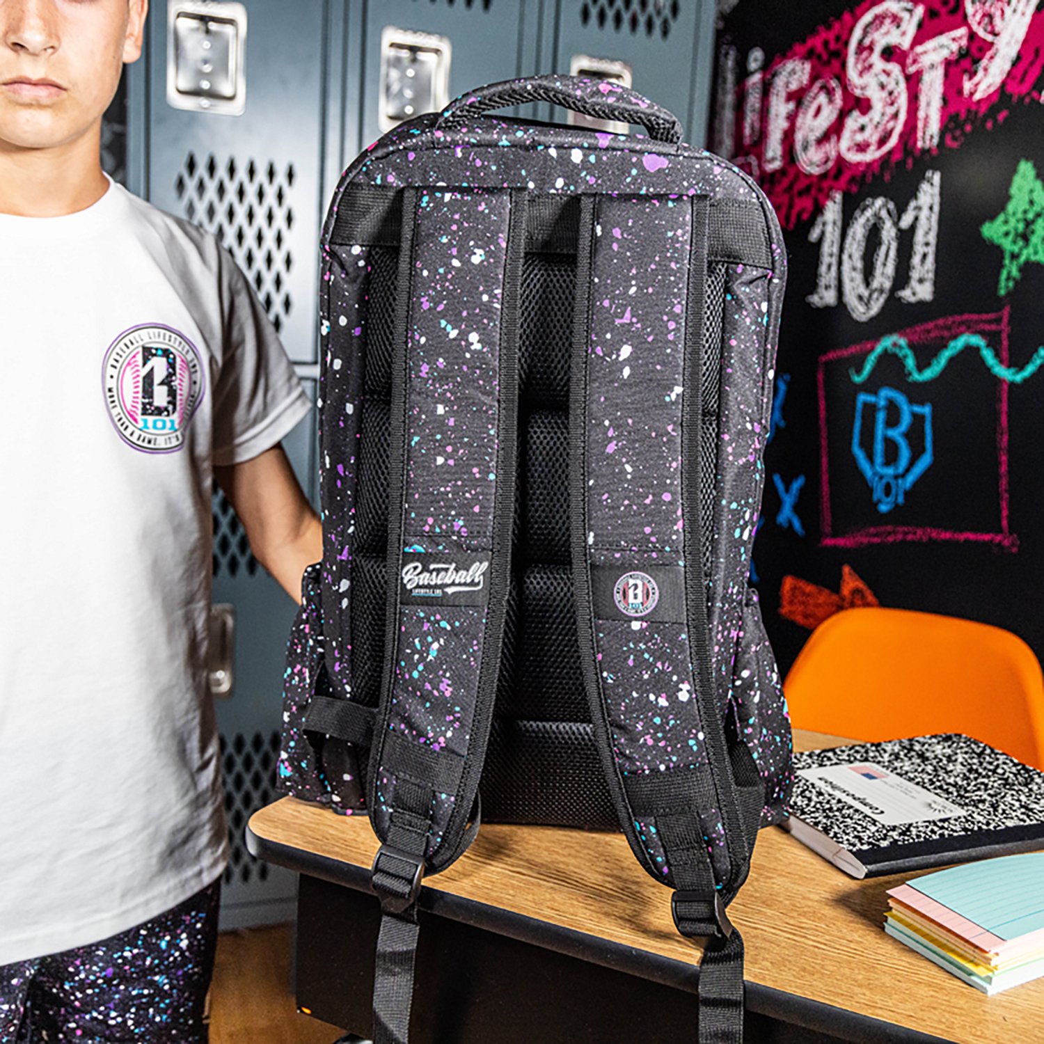 Baseball Lifestyle 101 Splatter Backpack - view number 7