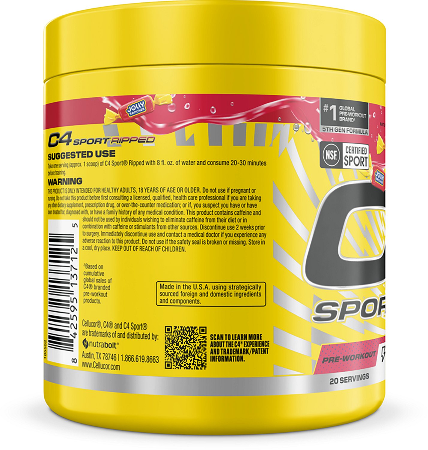 Cellucor C4 Sport Ripped Pre-Workout - 20 servings - view number 4