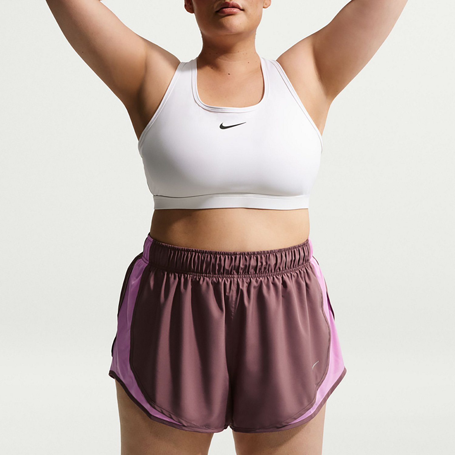 Nike Women's Tempo Dri-FIT Mid Rise Plus Size Running Shorts 3 in