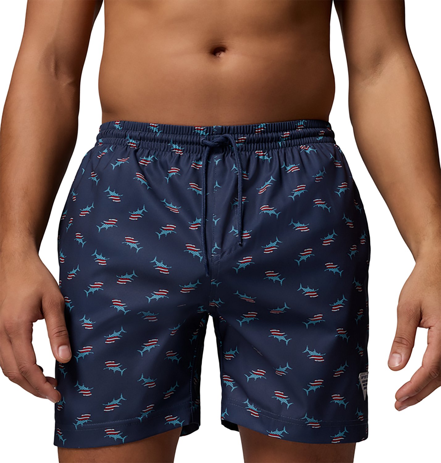 Columbia Sportswear Men's PFG Rambler Printed Water Shorts 6 in - view number 3